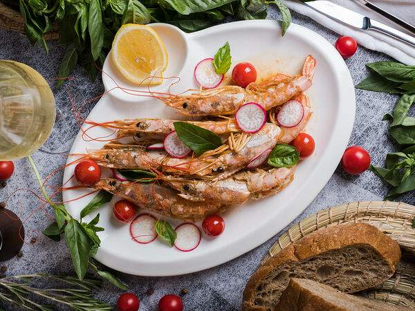 Philosophia Life - Королевские креветки с травами