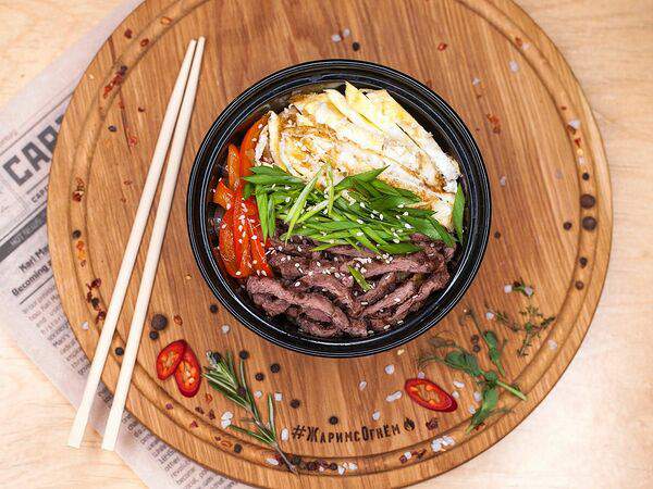 Капитал Grill & Beer - Лапша Удон с мраморной говядиной
