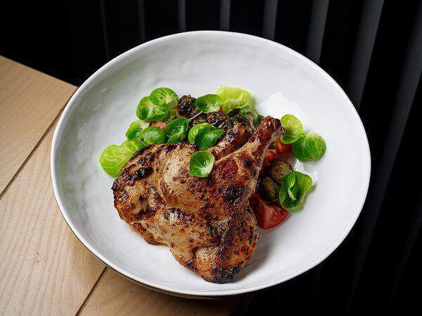 Мона - Цыплёнок со шпинатом и томатами