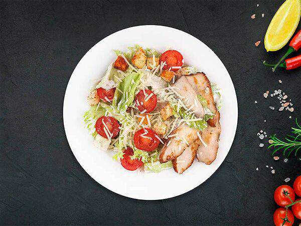 Easy kitchen - Салат Цезарь с курицей