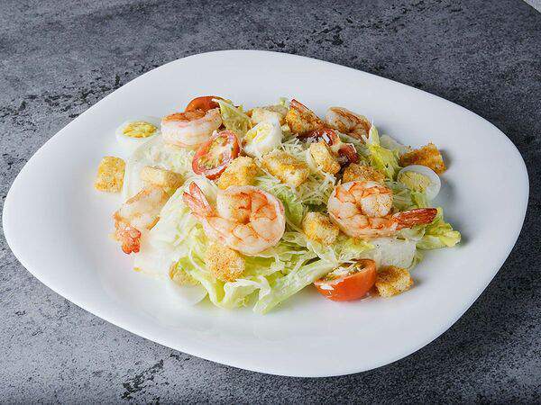 THE BOX - Салат Цезарь с креветками