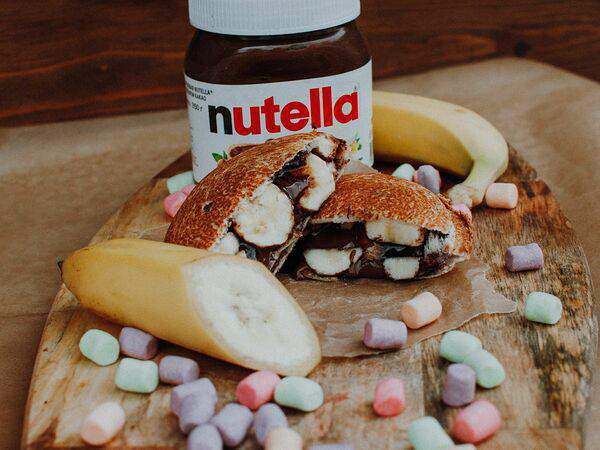 В кульке - Нутелла-банан