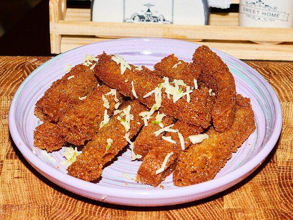 Кафе пекарня - Гренки с чесноком