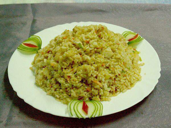 Лунзян - Рис с морепродуктами