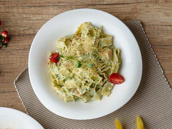 Чашка - Паста с сёмгой