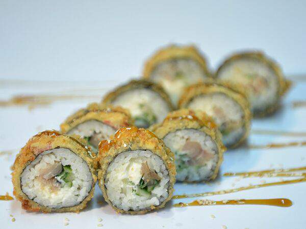 GoldenCook - Жареный ролл Унаги темпура