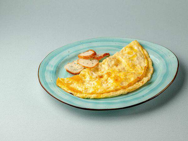 Булошная Гурман Булкинъ - Омлет из двух яиц со сливками