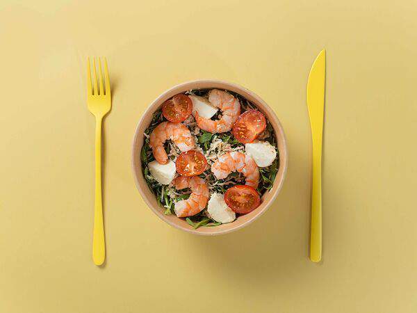 Rollwell - Салат с креветками