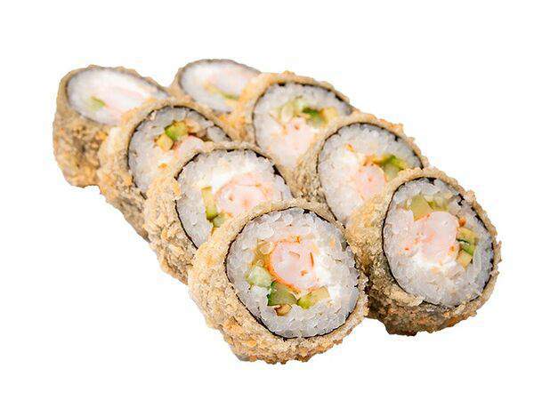 Зелёный ролл - Эби темпура