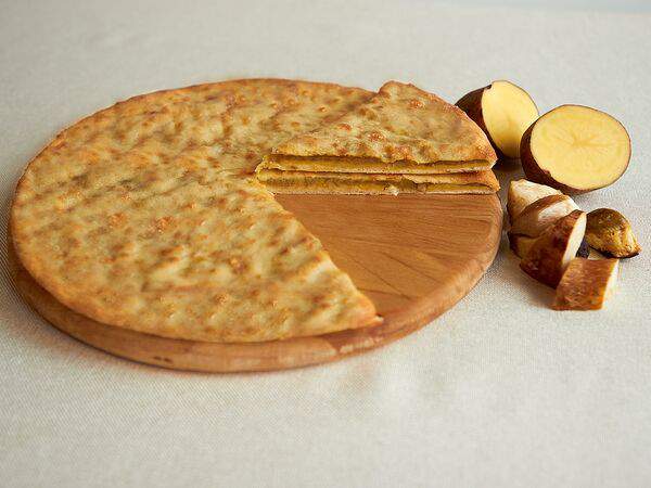 Pirogi Chita - Пирог осетинский с картофелем и белыми грибами
