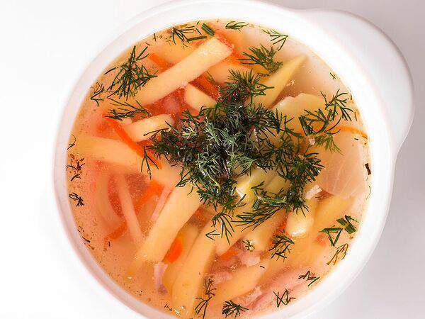 Good обед - Суп куриный с домашней лапшой