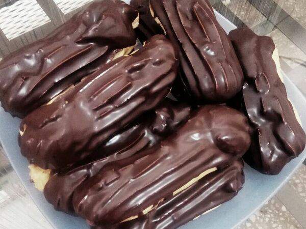 Кондитерская Печка - Эклеры Крем-брюле