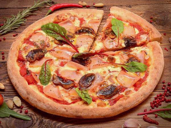 Пицца Лисица - Пицца Грибы ветчина