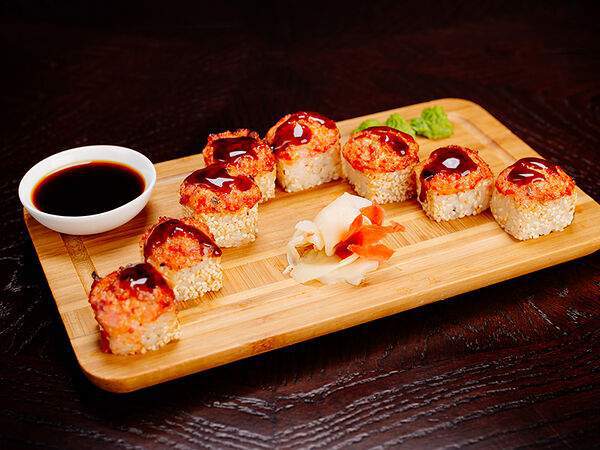 Гастро-бар Hearts - Запеченный ролл Азуми