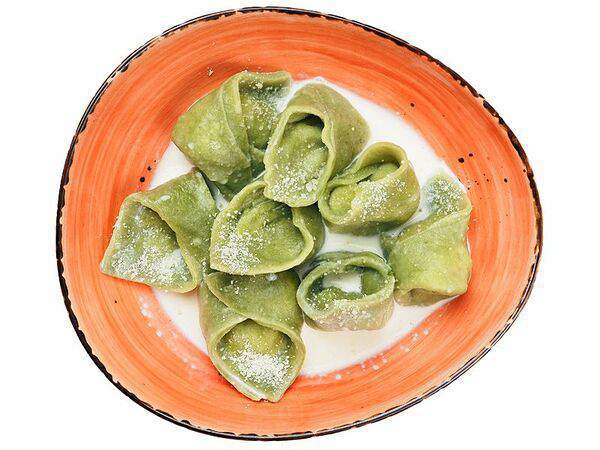 Домашний Шеф в Сытном Базаре - Равиоли со шпинатом и сыром в сливочном соусе