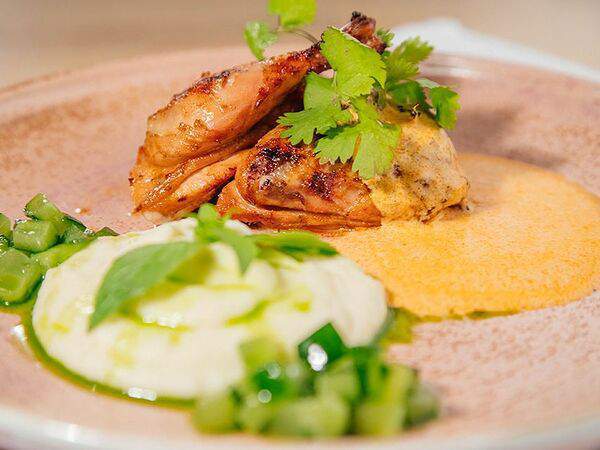 Сентропе - Маринованный цыпленок в соусе Том ям