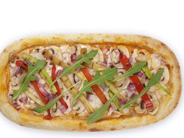 Дома Пицца - Фреш грин пиццетта с рукколой и овощами гриль