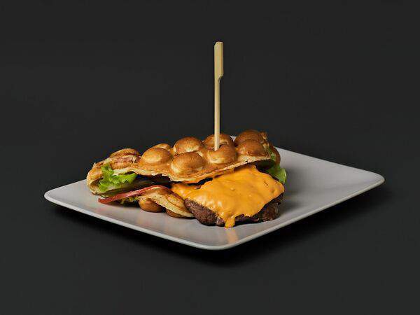 Yep Cafe - Гонконгская вафля Вафл-Бургер