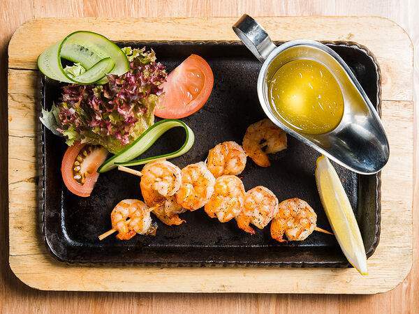 Reader's pub - Шашлычок из креветок