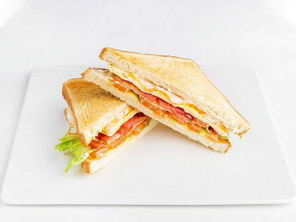 Om nom nom - Клаб сэндвич с лососем