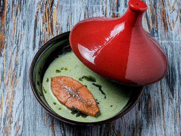 Синдбад - Тажин с нежнейшим подкопченным лососем