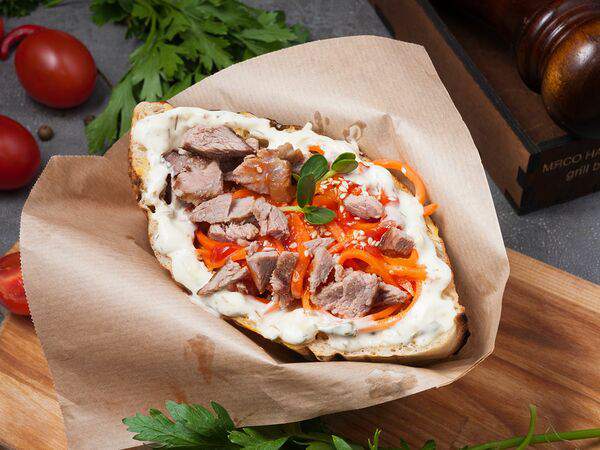 Мясо на углях - Шаверма с бараниной