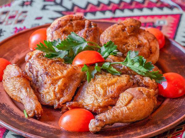 Сулугуни - Цыпленок табака