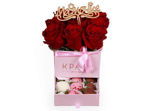 Цветочный бар Крафт - Шкатулка M