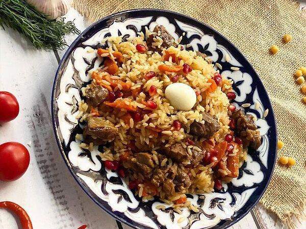 Лагман - Плов Ташкентский с бараниной