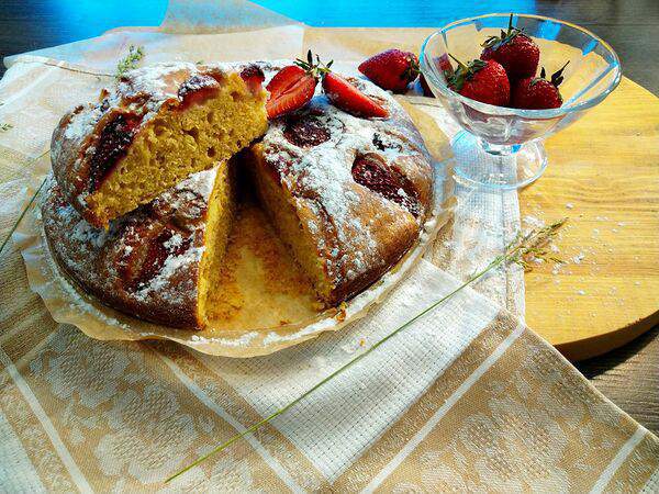 Домашняя пекарня - Клубничный пирог