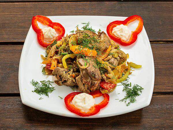 Столовочка - Печень с овощами