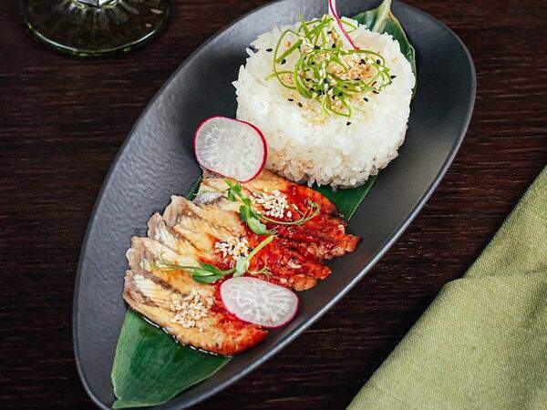 Le veranda - Угорь на подушке из риса