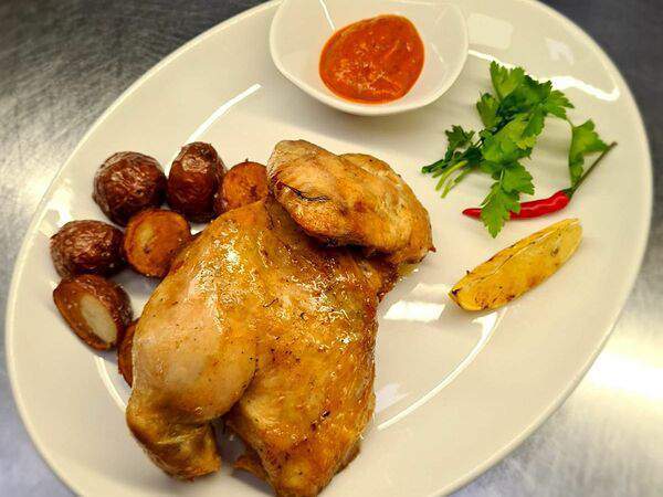 Чемодан - Цыпленок на гриле с молодым картофелем