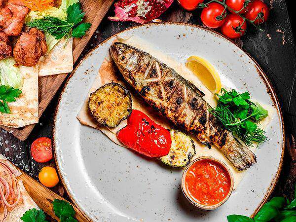 Бакладжан - Ишхан на мангале