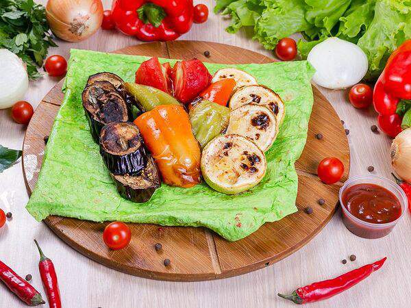 Мангал сити - Овощной микс на мангале