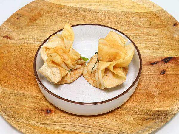 Стрекоза - Блинчики с сыром и ветчиной