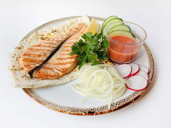 Кафе Ландау - Сёмга на гриле