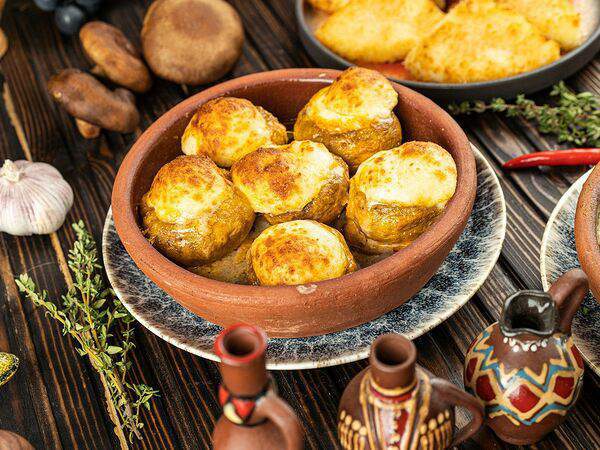 Мимино - Шампиньоны на кеце с сыром