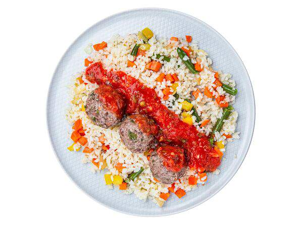 Мандарин - Митболы из телятины в томатном соусе