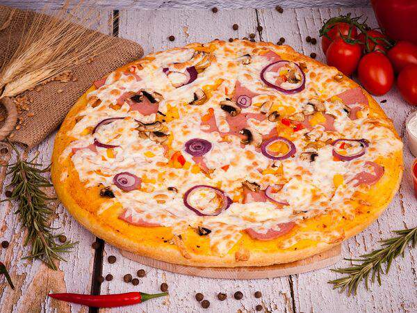 Осетинские пироги и пицца - Пицца Овощи и грибы