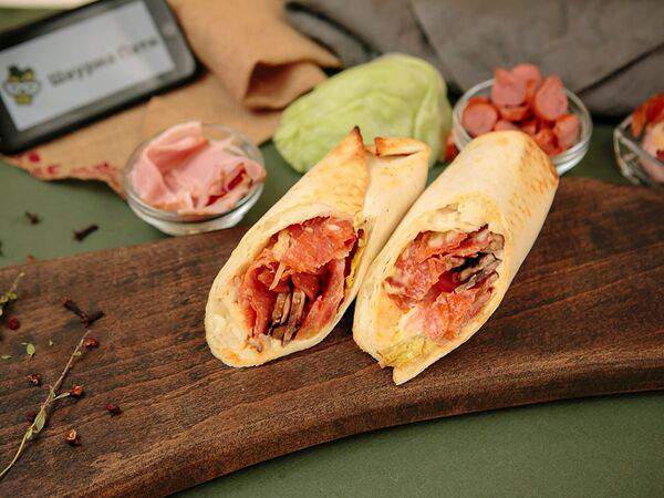 Шаурма Пати - Шаурма с Пепперони и грибами