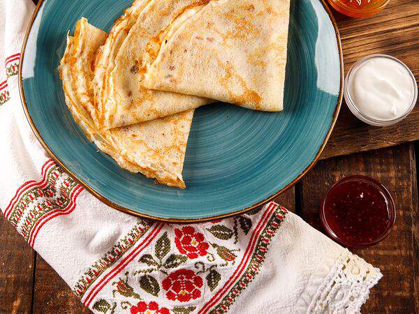 Фьюжн - Блинчики со сгущеным молоком