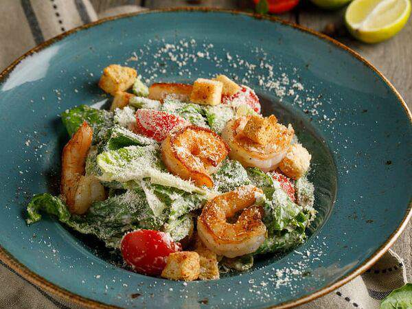 Охота на енота - Цезарь с креветками