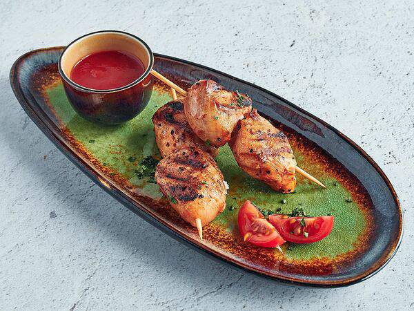 Ресторан Невидалия - Мини-шашлычок из курицы со сладким кетчупом