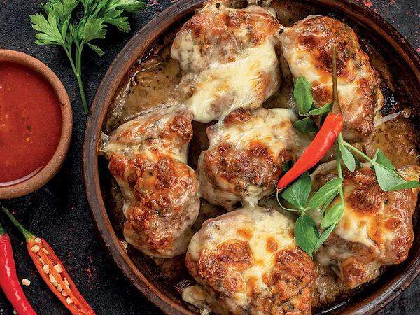 Бумбараш - Шашлык из cвинoй шеи под сыром сулугуни