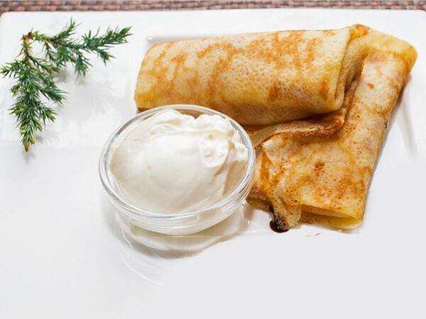 Сэндвичная - Блинчики с курицей и сыром