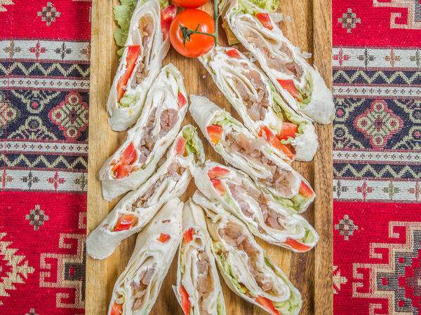 Старый Ереван - Рыбные рулетики в лаваше