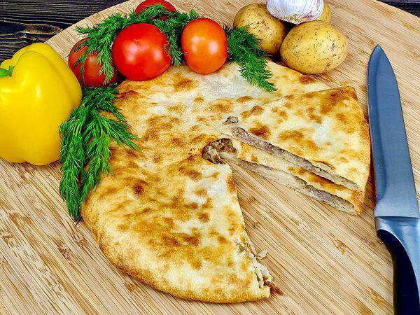 Дай три - Пирог с мясом и картофелем