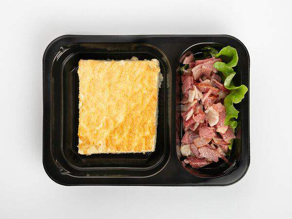 Кухня Рядом - Омлет по-домашнему с обжаренным беконом