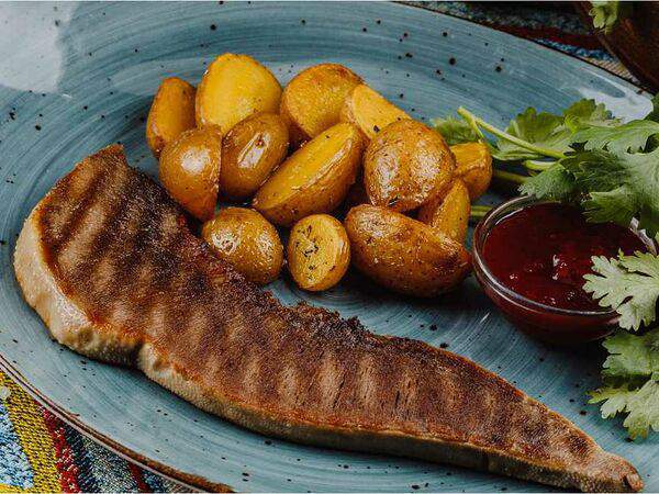 Пиноккио Djan - Нежный язык на гриле с картофелем